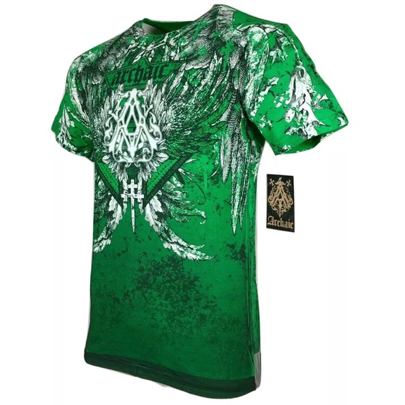 ARCHAIC by AFFLICTION Mens T-Shirt GRIFFIN - Picture 4 of 8